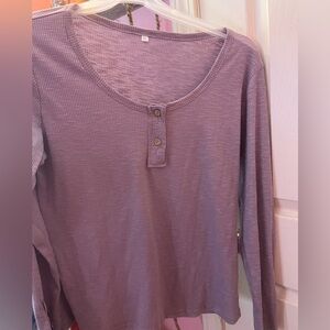 Purple Textured Top XXL